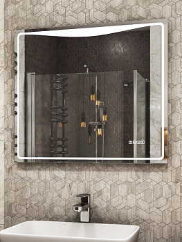 Зеркало VIGO Eva Media L 800, 80 см