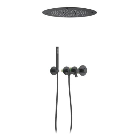 Душевая система встроенная с термостатом Timo Saona черный (SX-2358/03SM), артикул SX-2358/03SM