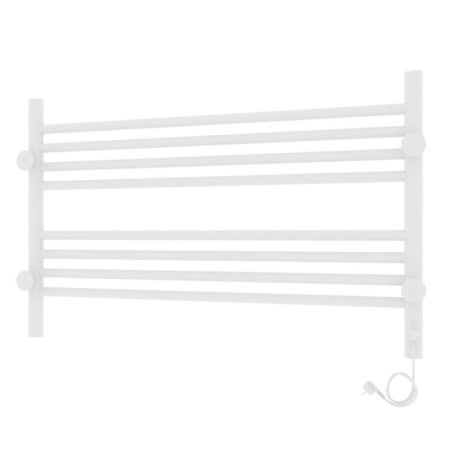 Полотенцесушитель электро "Оливия ЧК8 800*500", белый муар, левый