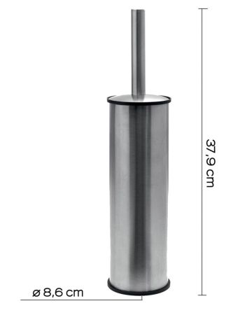 Gedy Project, напольный металлический ерш, цвет зачищенный хром, артикул 5034(38)