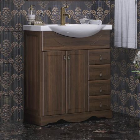 Зеркало Клио 75 Opadiris Орех антикварный, артикул 