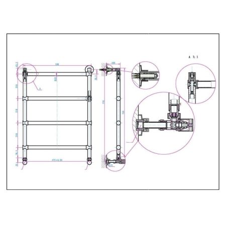 Водяной полотенцесушитель Boheme Medici 701 Бронза, артикул 701