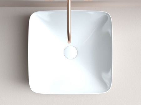 Умывальник чаша FORM накладная квадратная 410*410*145мм CN2002, артикул CN2002