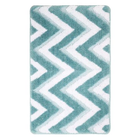 Коврик для ванной комнаты FIXSEN RIVER FX-5004C, голубой, артикул FX-5004C