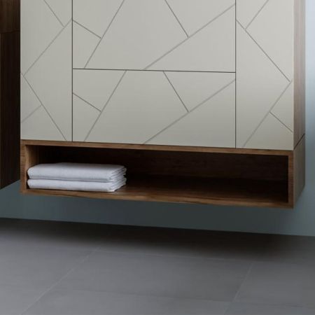 Ниша для тумбы Бриклаер КРИСТАЛЛ 100 см, дуб крафт табачный, артикул 4627125416835