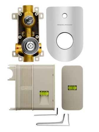 Смеситель для ванны встраиваемый WONZON & WOGHAND SHARK, Хром (WW-483700-CR)