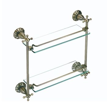 Полка стеклянная Savol S-08922C, бронза