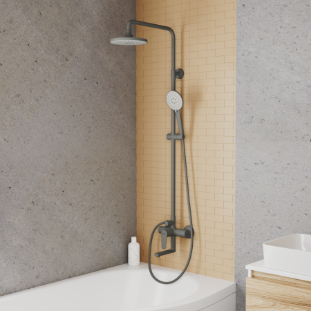 Душевая система D&K Bayern.München графит (DA1563706B18), артикул DA1563706B18