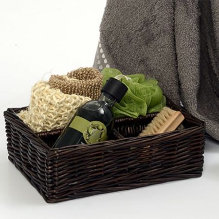 Плетеная корзина WasserKRAFT Neime WB-190-S Коричневая