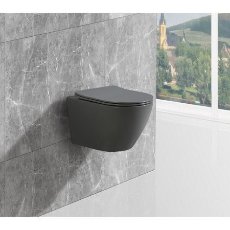 Унитаз подвесной AMAPOLA-N (Matt Grey)