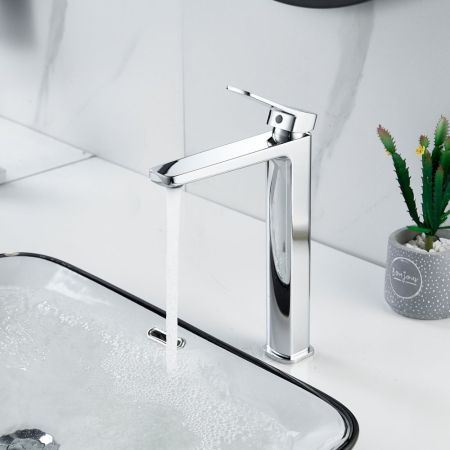 Смеситель для раковины высокий  Raffine F1199, хром, артикул F1199