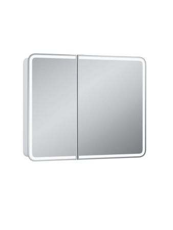 Зеркало-шкаф с подсветкой ART&MAX PLATINO AM-Pla-1000-800-2D-F, артикул AM-Pla-1000-800-2D-F