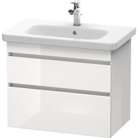 Тумба под раковину Duravit Durastyle 80 Белая глянцевая, артикул DS648102222