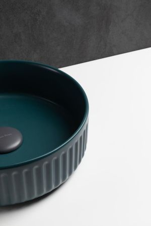 Раковина накладная Allen Brau Fantasy Line 36 4.11032.PT петроль, артикул 4.11032.PT