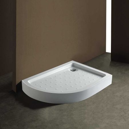Акриловый поддон для душа Vincea VST-2AJ-1290R 120x90 с антискользящим покрытием