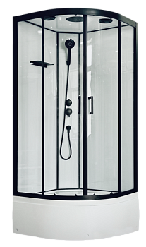 Душевая кабина Royal Bath FATO RB 90CK-T-BL (прозрачное)