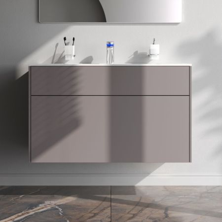 M50AFHX1003EGM Inspire V2.0, База под раковину, подвесная, 100 см, 3 ящика, push-to-open, элегантный, артикул M50AFHX1003EGM
