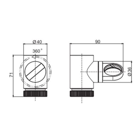 Fima Carlo Frattini Outdoor Подвижный держатель для душа, цвет: нержавеющая сталь, артикул F6705INOX