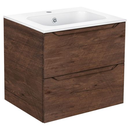 База под раковину Norma 600 подвесная, 2 выкатных ящика soft close, R.Wood, артикул VMC-2N600RW