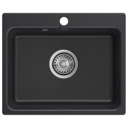 Кухонная мойка GranFest SMART 520, черный, артикул 520 черный