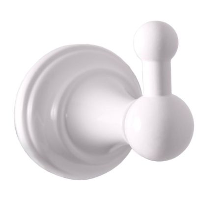 Крючок для ванной комнаты Rav Slezak MORAVA MKA0100B, белый, артикул MKA0100B