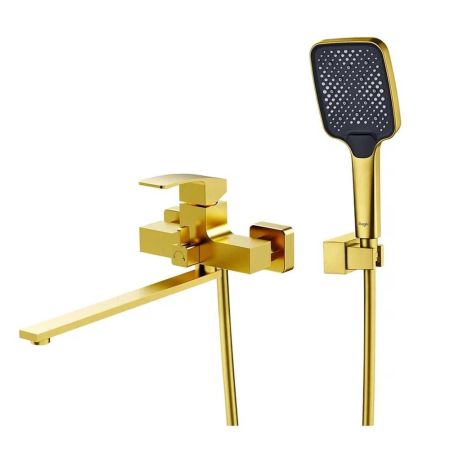 Смеситель для ванны Raglo R01.22.03, золотой сатин, артикул R01.22.03