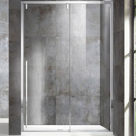 Душевые двери Vincea Душевая дверь Lugano VDS-1L140CL-1, 1400, хром, стекло прозрачное,, артикул VDS-1L140CL-1