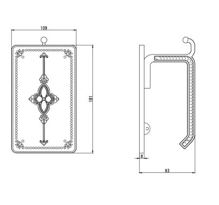 Держатель для туалетной бумаги Bronze de Luxe ROYAL R25017, бронза, артикул R25017
