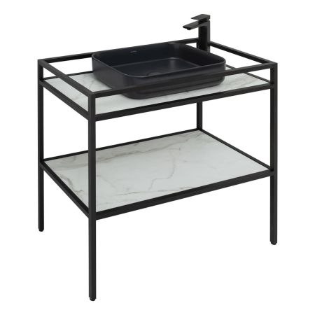 Консоль под раковину Allen Brau Liberty 90 1.33004.BB черный браш, артикул 1.33004.BB