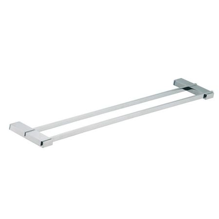 FIMA|Carlo Frattini Quadra Полотенцедержатель 400 мм., двойной, цвет хром, артикул F6021/60CR