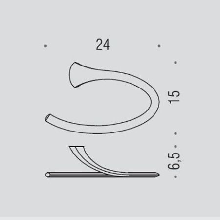 Colombo Link Полотенцедержатель-кольцо, цвет: хром, артикул B2431.CR