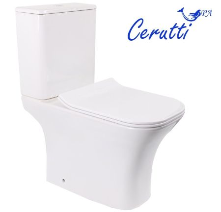 Унитаз VETTORE MW напольный, матовый белый Cerutti SPA CT9240, артикул CT9240
