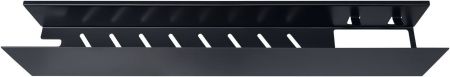 Полка Aquanet Магнум 70x12 черная матовая, с крючками Полка Aquanet Магнум 70x12 черная матовая, с крючками