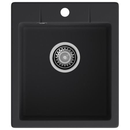 Кухонная мойка GranFest URBAN 242, черный, артикул 242 черный