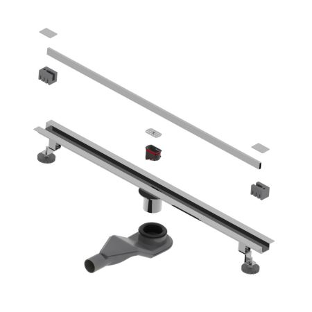 Душевой трап обрезной - SDR-50S - сатин (800)