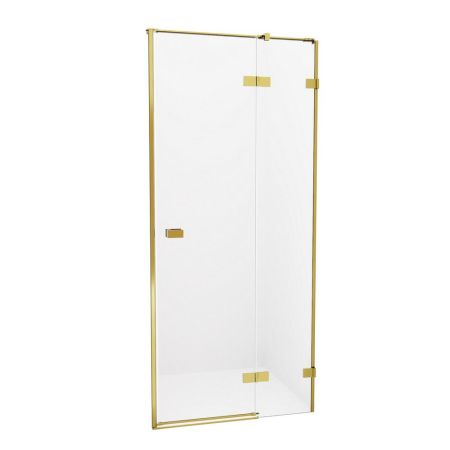 Дверь в нишу NEW TRENDY AVEXA GOLD BRUSHED 100x200 EXK-1719 (брашированное золото), артикул EXK-1719