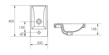 Тумба подвесная "Норина 40", Сомо 40
