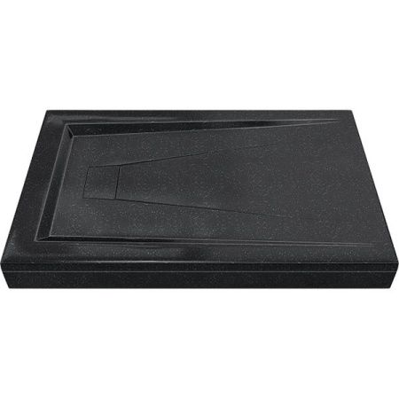 Душевой поддон из искусственного камня Good Door Атриум 120x80 ЛП00033 Черный