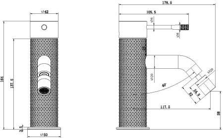 Смеситель для биде Allen Brau Priority 4.0 5.31С04-00 хром, артикул 5.31С04-00