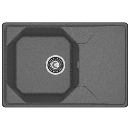 Кухонная мойка GranFest UNIQUE 740L, графит, артикул U-740L графит