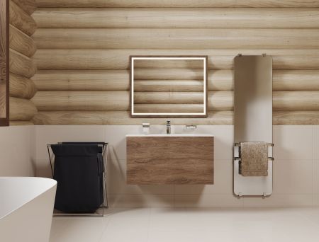 Зеркало Allen Brau Glority 90 1.35005.NW дуб антик, артикул 1.35005.NW