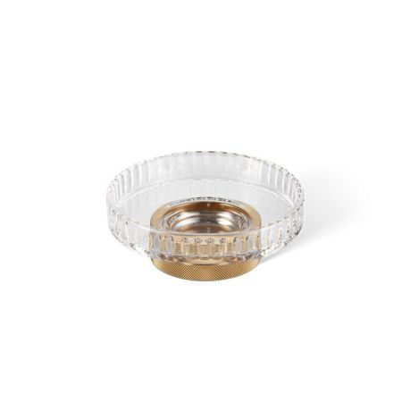 Decor Walther Club STS Мыльница настольная, граненое стекло, цвет: золото, артикул 0854720