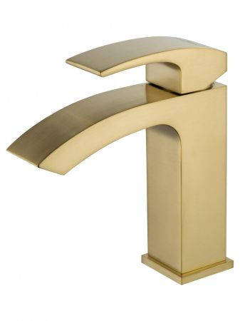 Смеситель для раковины WONZON & WOGHAND FIT, Брашированное золото (WW-88139009-BG)