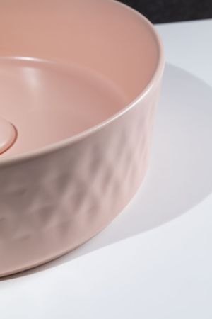 Раковина накладная Allen Brau Fantasy Romb 36 4.11033.SM розовый, артикул 4.11033.SM