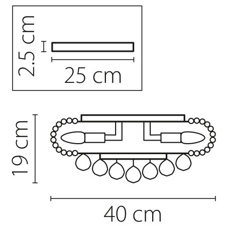Люстра потолочная Monile Lightstar Premium 704064, артикул 704064
