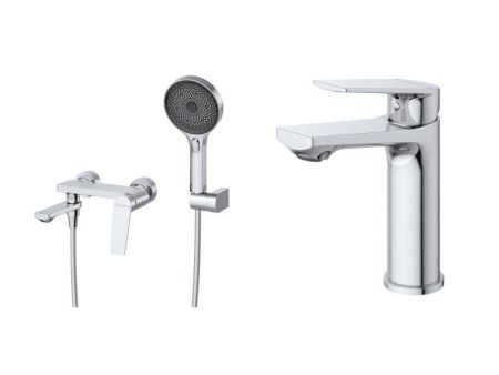 COMFORT Комплект смесителей для ванной - смеситель для ванны и смеситель для раковины, артикул COMFORT-VD/LS-01