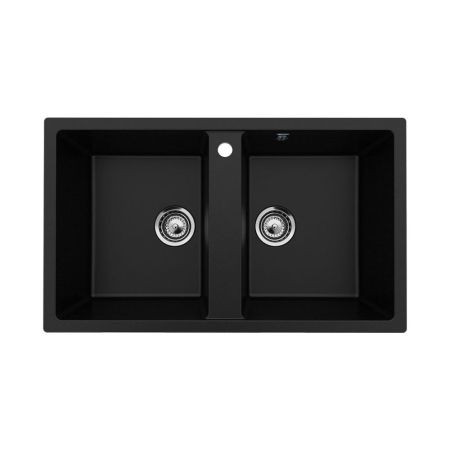 Кухонная мойка Ulgran U-708-344, ультра-черный, артикул U-708-344