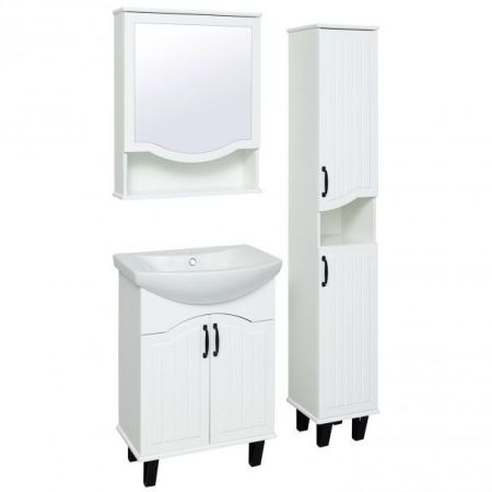 Тумба под раковину Runo Марсель 60 4620750028831 Белая