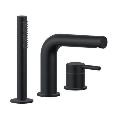 Смеситель на борт ванны EXCELLENT Pi AREX.1233BL (черный мат), артикул AREX.1233BL