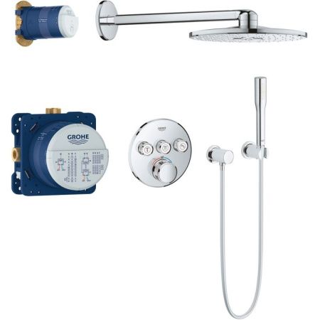 Набор GROHE GROHTHERM SMART CONTROL 34705000 (хром, металл/пластик), шт Набор GROHE GROHTHERM SMART CONTROL 34705000 (хром, металл/пластик), шт